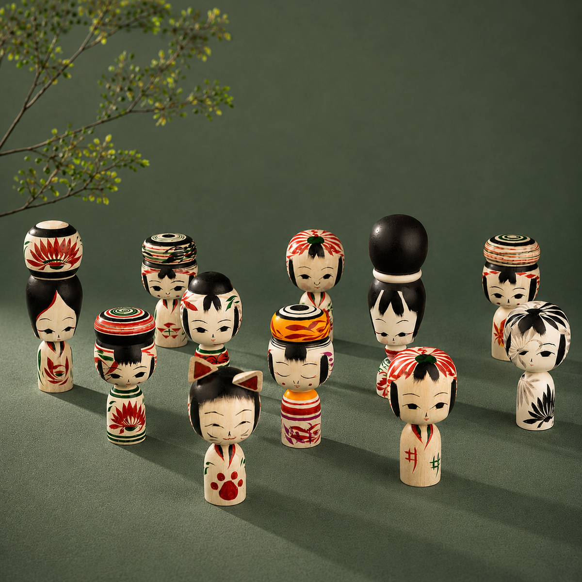 Miniatur-Kokeshi