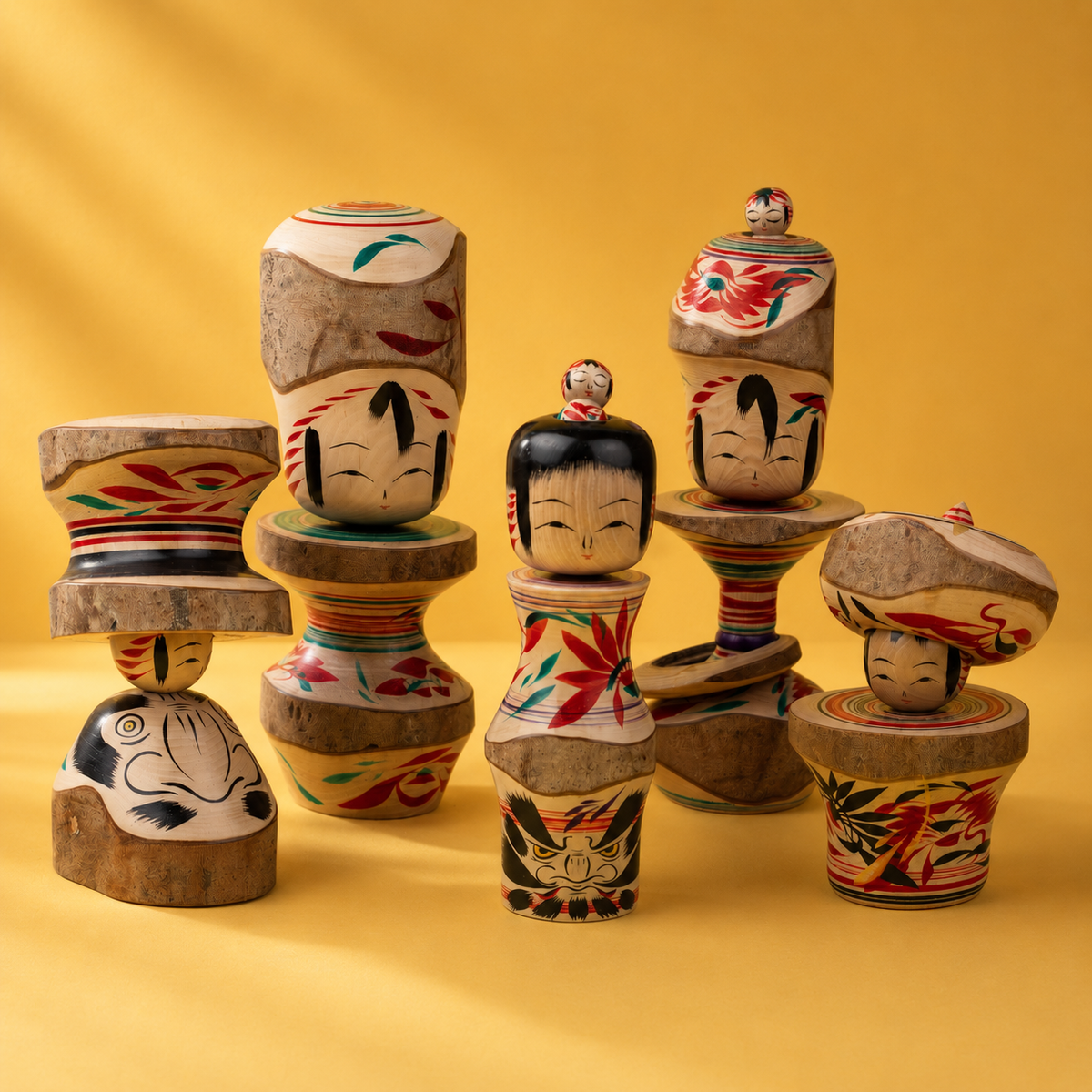 Noboru Wagatsumas exklusive Sosaku-Kokeshi