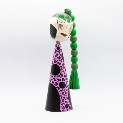 Exclusive Sosaku-Kokeshi "Nina with Braid"
