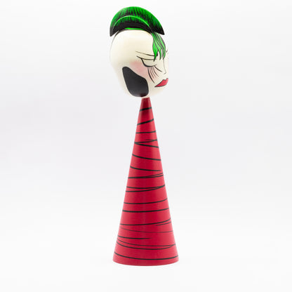 Exclusive Sosaku-Kokeshi "Nina with a Mohican" 