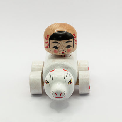 Kokeshi-Mobil: Schneefuchs