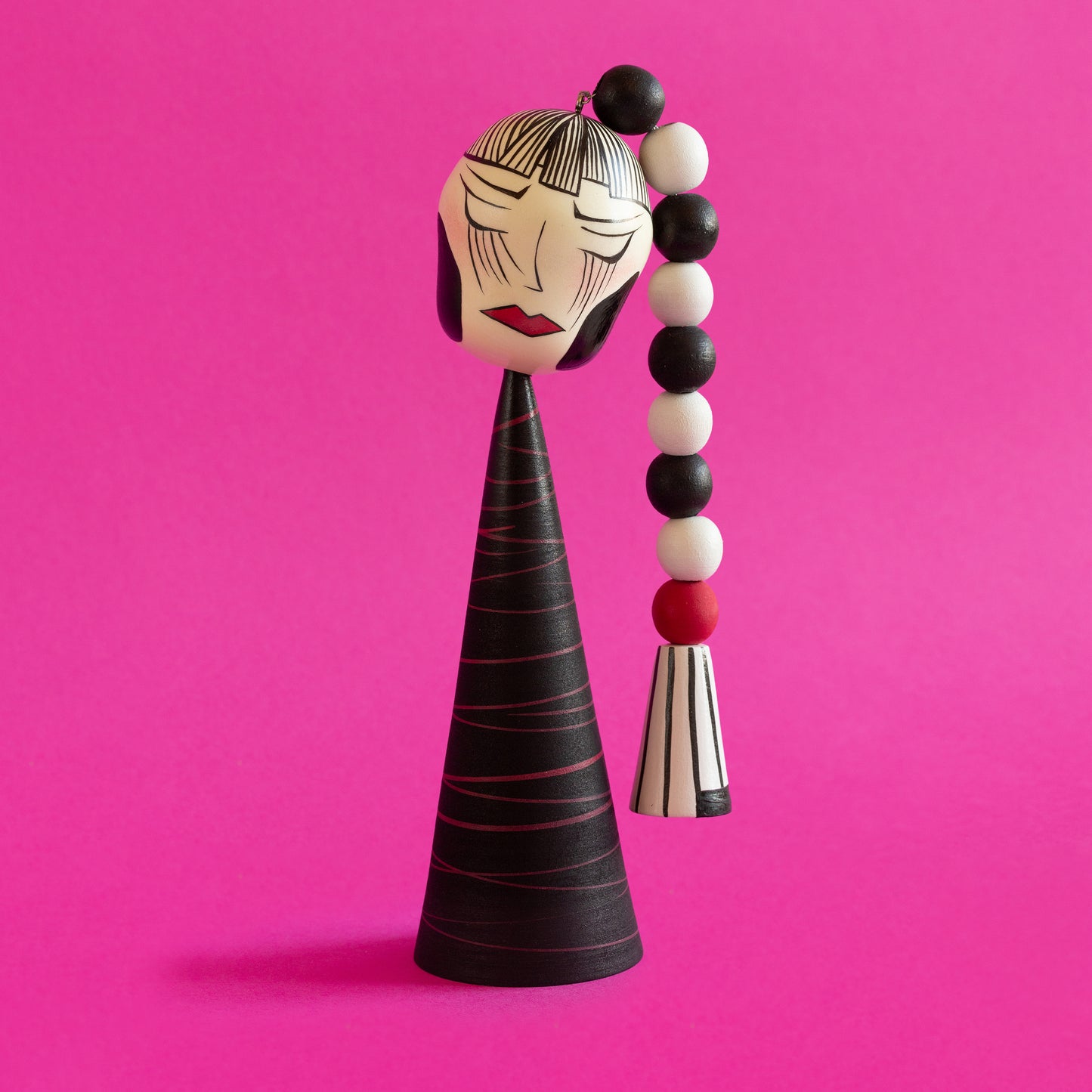 Exclusive Sosaku-Kokeshi "Nina with Braid"
