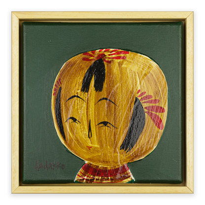 Kokeshi-Porträt Nr. 03 | Serie DADAKKO
