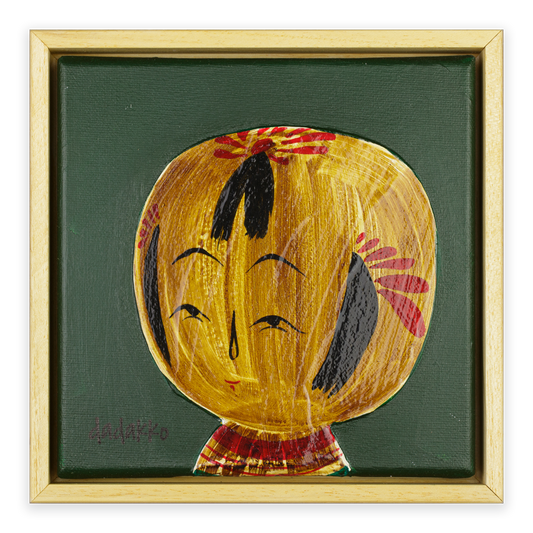Kokeshi-Porträt Nr. 03 | Serie DADAKKO