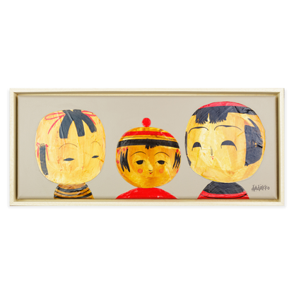Kokeshi-Porträt Nr. 25 | Serie DADAKKO