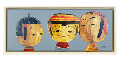 Kokeshi-Porträt Nr. 24 | Serie DADAKKO
