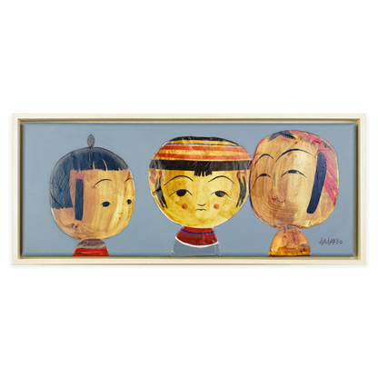 Kokeshi-Porträt Nr. 24 | Serie DADAKKO
