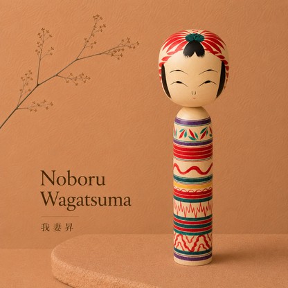 Ornamental Kokeshi No. 8 | 24 cm