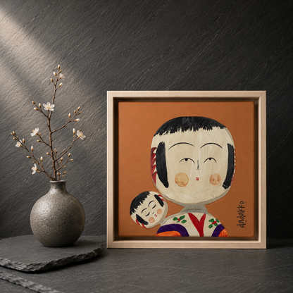 Kokeshi Portrait No. 08 | DADAKKO Series | One of a Kind