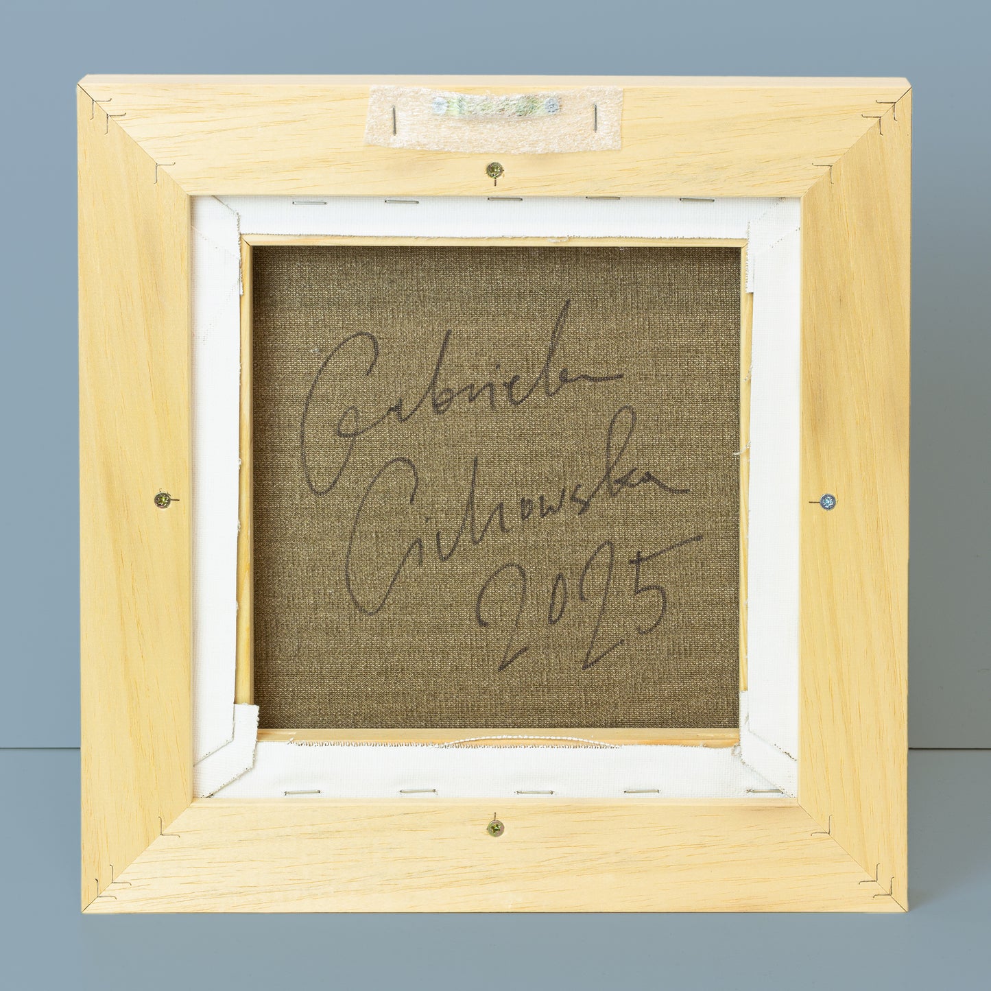 Kokeshi-Porträt Nr. 28 | Serie DADAKKO | 25x25cm