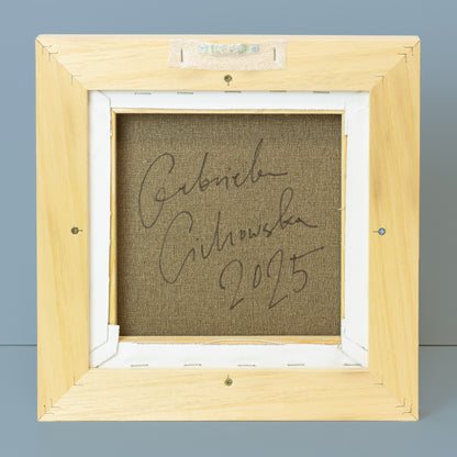 Kokeshi-Porträt Nr. 28 | Serie DADAKKO | 25x25cm