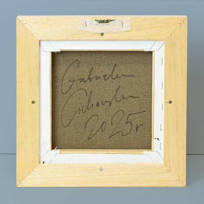 Kokeshi-Porträt Nr. 29 | Serie DADAKKO | 25x25cm