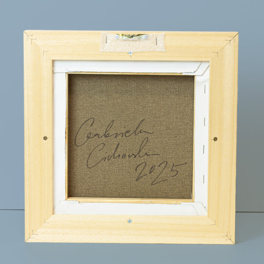 Kokeshi-Porträt Nr. 31 | Serie DADAKKO | 25x25cm