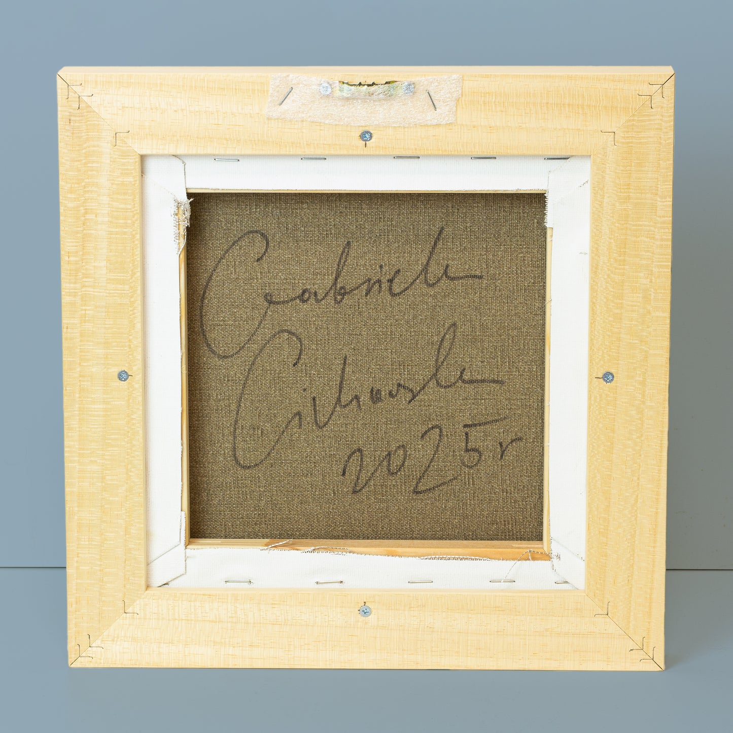 Kokeshi-Porträt Nr. 37 | Serie DADAKKO | 25x25cm