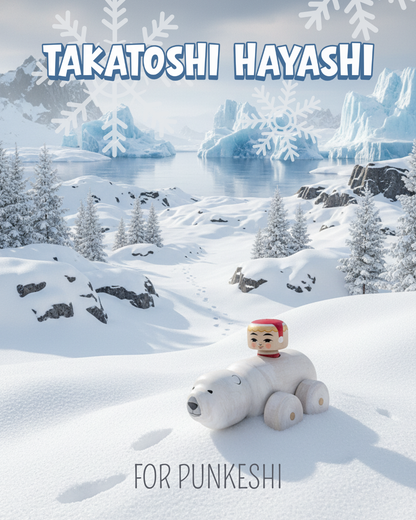 Kokeshi Car: Polar Bear & Santa | Christmas Edition 2025 