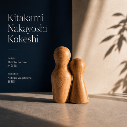 Kitakami Nakayoshi Kokeshi | Set Nr. 1