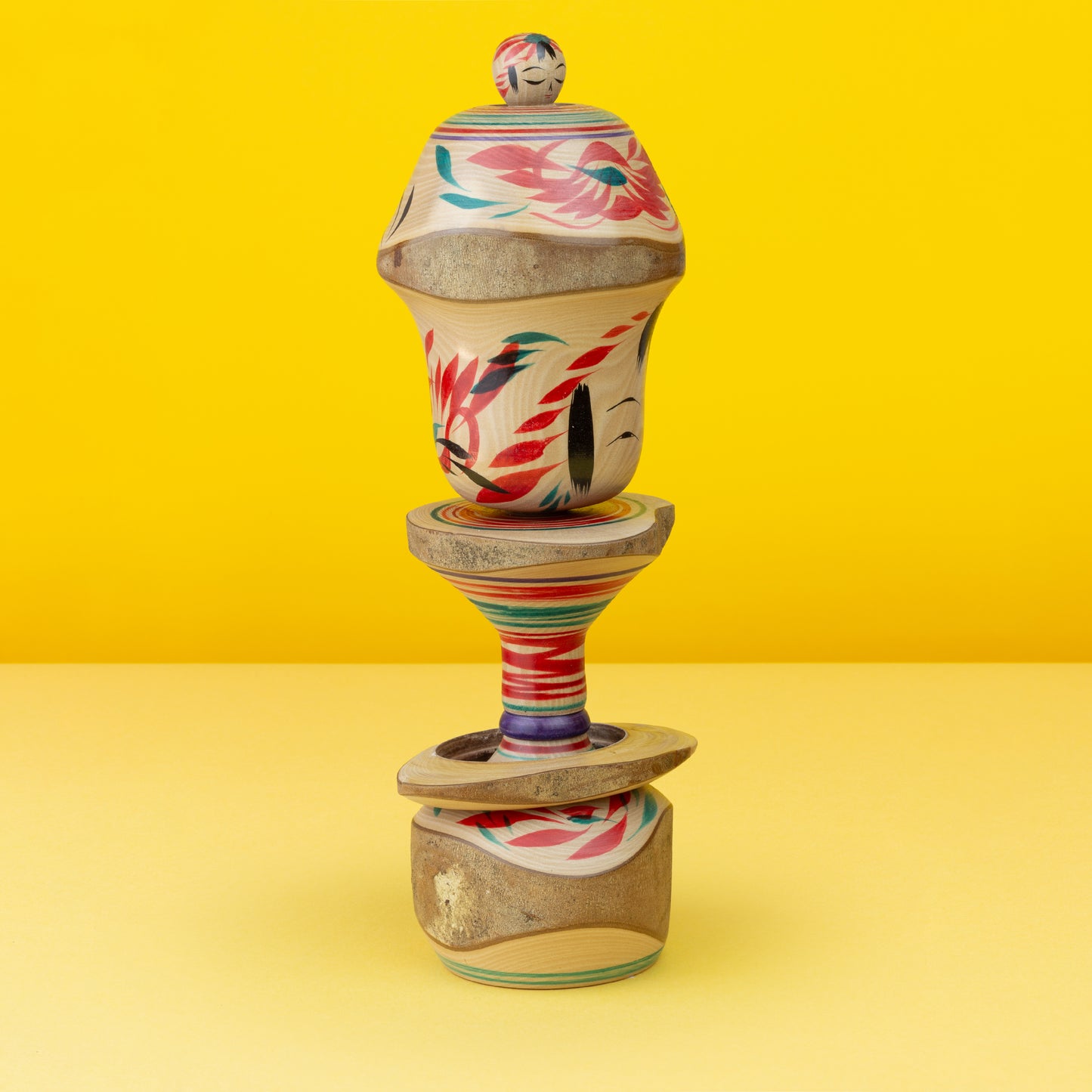Exclusive Yamiyo Kokeshi | Natural Wood Kokeshi