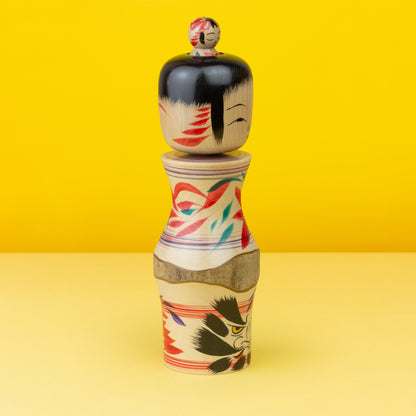 Exklusive "Daruma Tama-ire Kokeshi" | Natuholz-Kokeshi