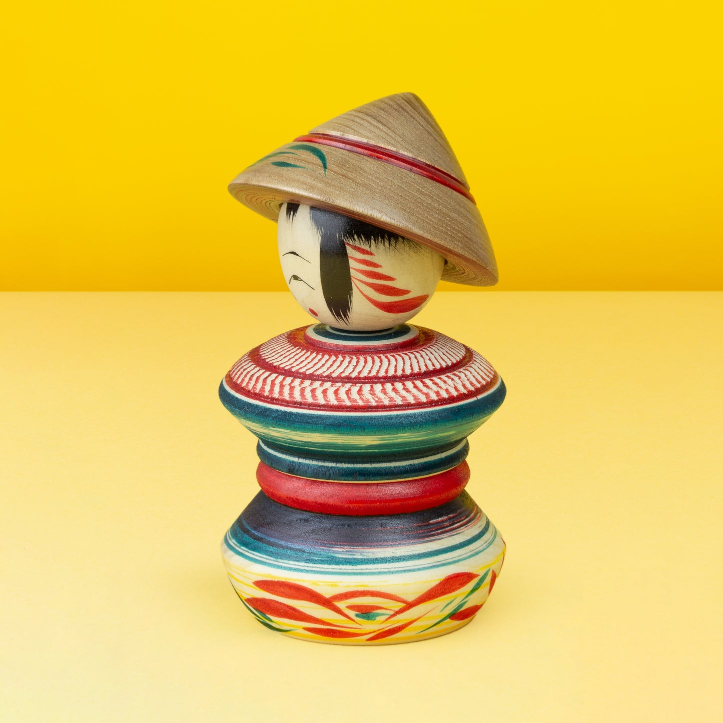 Exklusive "Mixed Tree Species Hat Kokeshi"