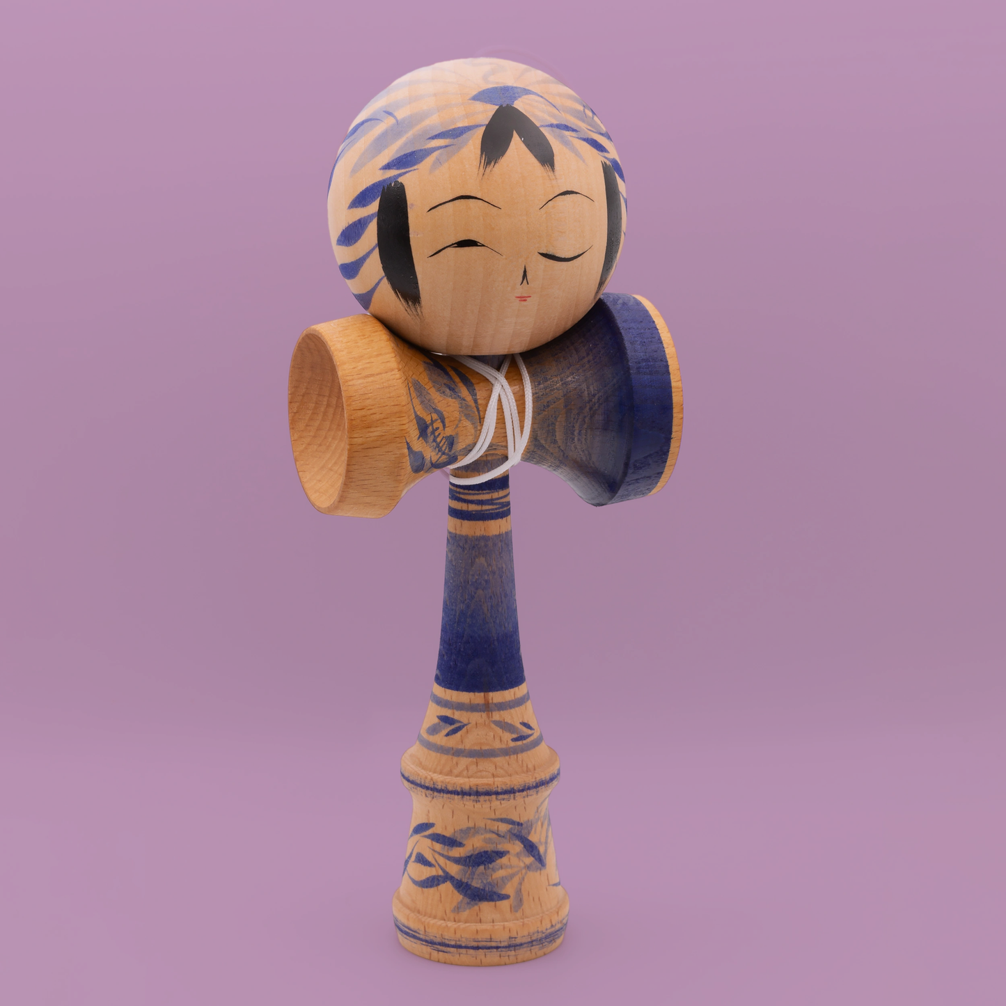 Unique Kendama No. 2 – hand-painted by Kokeshi master Noboru Wagatsuma