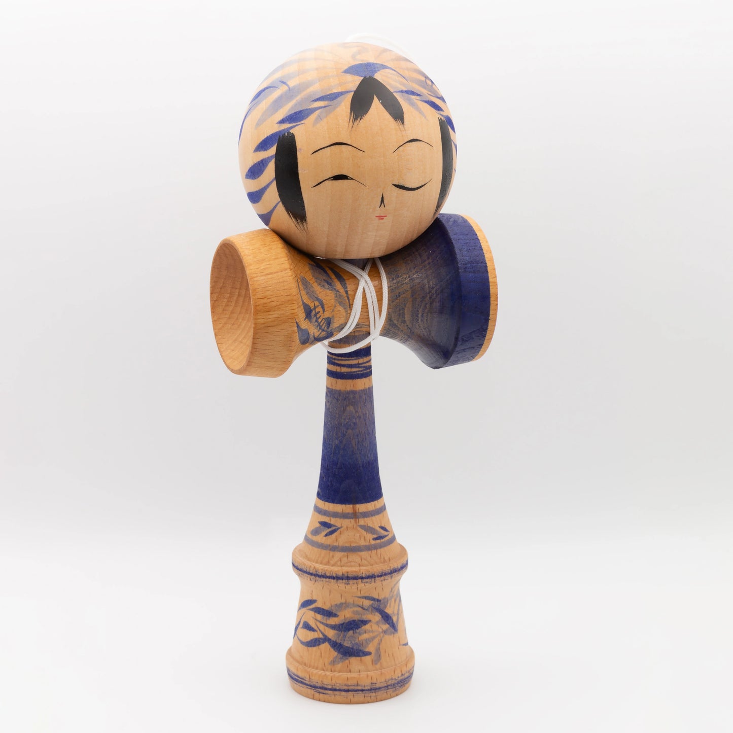 Unique Kendama No. 2 – hand-painted by Kokeshi master Noboru Wagatsuma