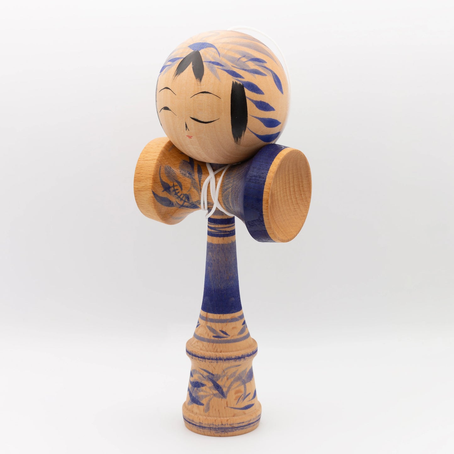 Unique Kendama No. 2 – hand-painted by Kokeshi master Noboru Wagatsuma