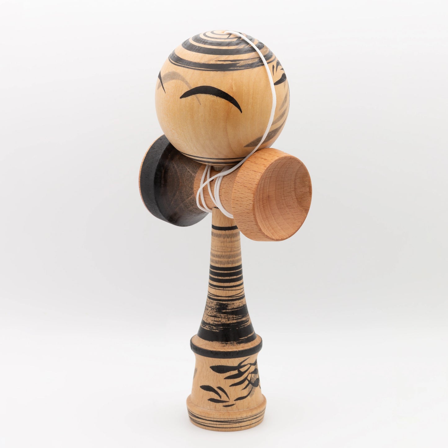 Unique Kendama No. 4 – hand-painted by Kokeshi master Noboru Wagatsuma