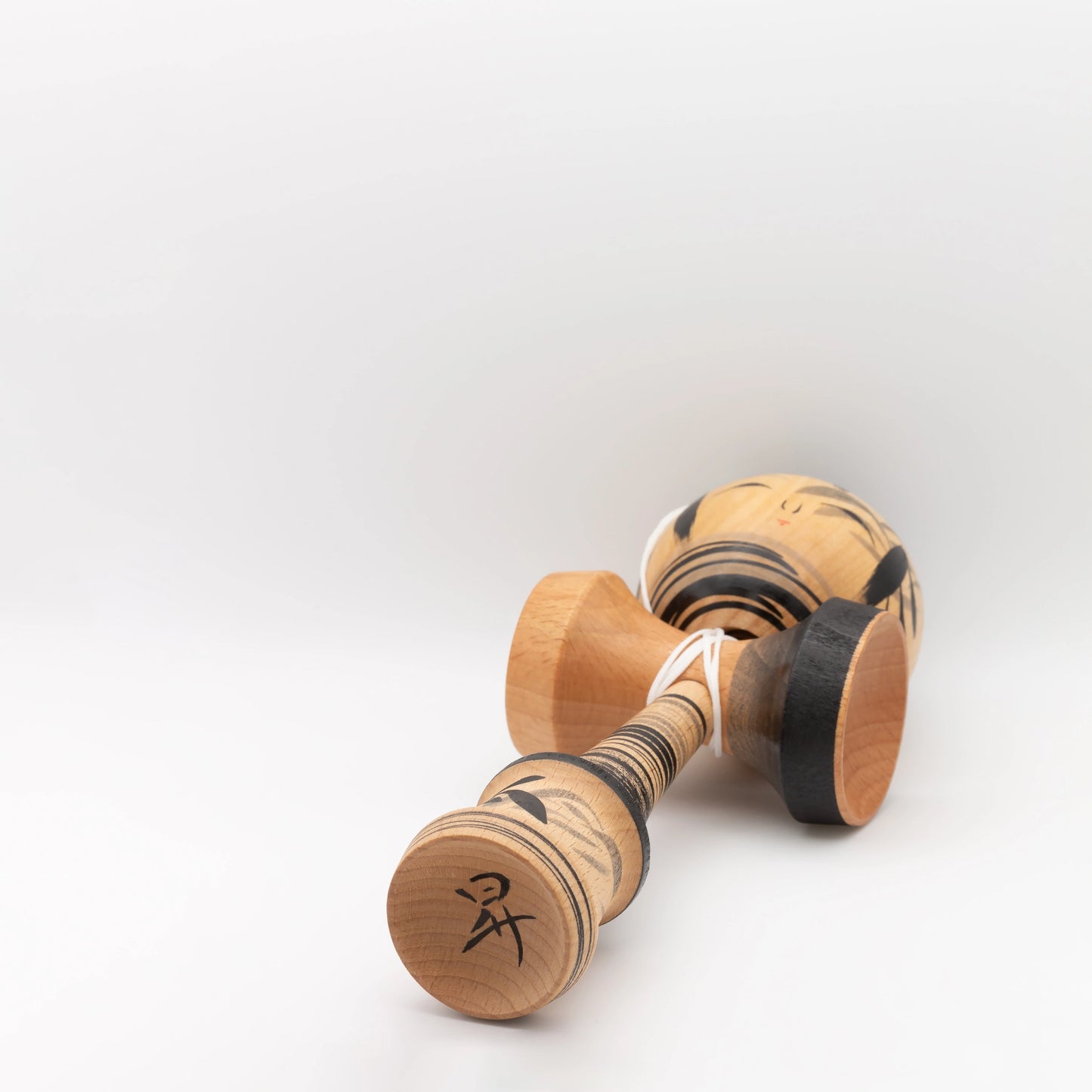 Unique Kendama No. 4 – hand-painted by Kokeshi master Noboru Wagatsuma