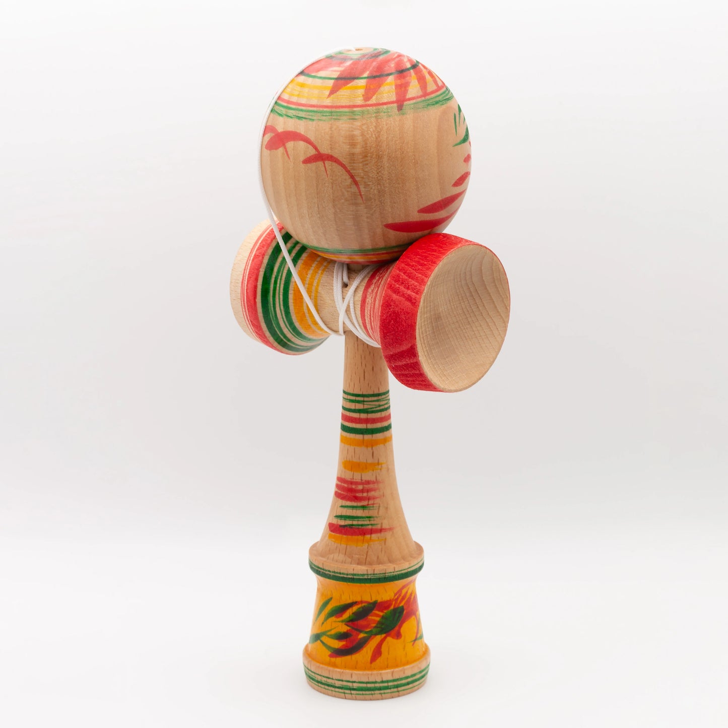 Unique Kendama No. 3 – hand-painted by Kokeshi master Noboru Wagatsuma