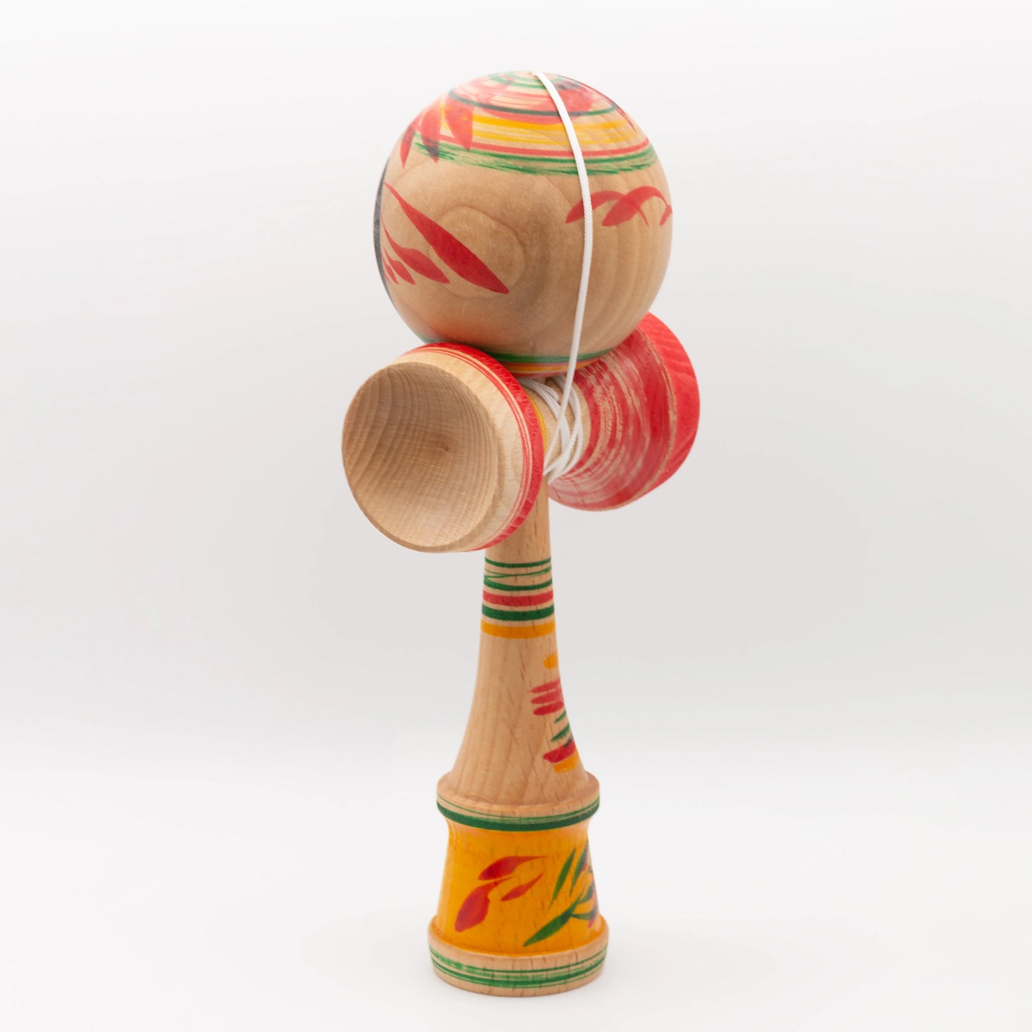 Unique Kendama No. 3 – hand-painted by Kokeshi master Noboru Wagatsuma