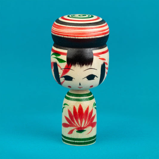Miniature Bun Hair Kokeshi