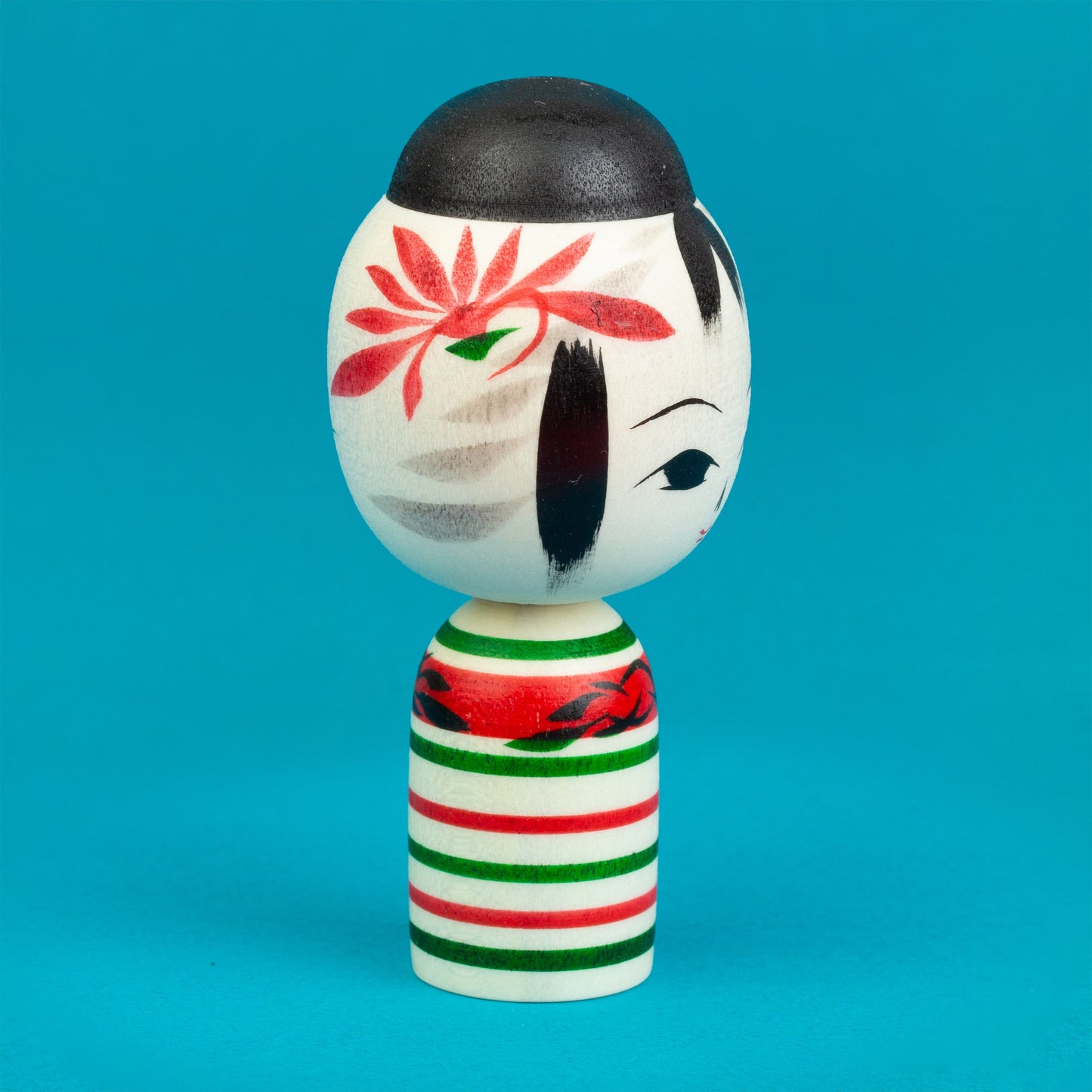 Miniature Bun Hair Kokeshi