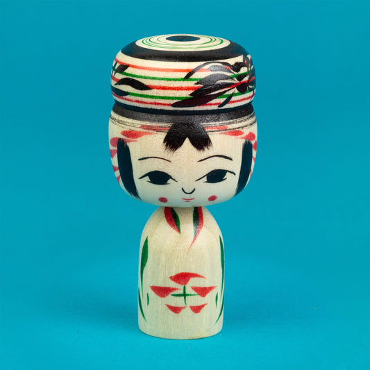 Miniature Bun Hair Kokeshi
