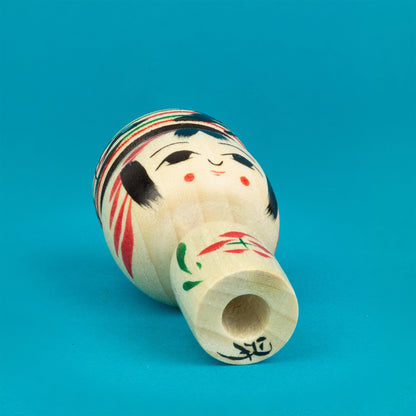 Miniature Bun Hair Kokeshi