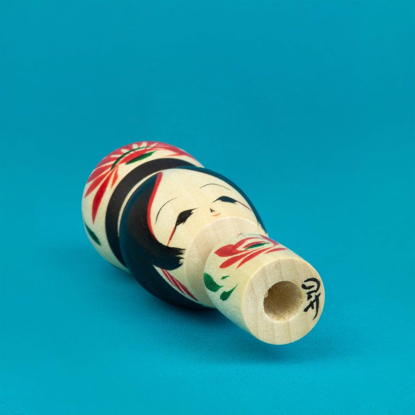 Miniature Bun Hair Kokeshi