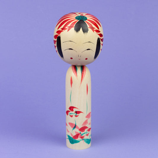 Eda-Ume Kokeshi | 18 cm