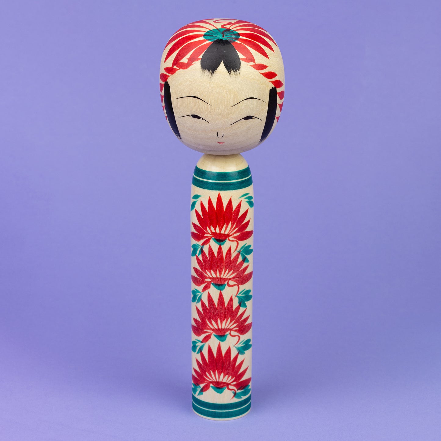 Kasanegiku Kokeshi No. 2 | 21 cm