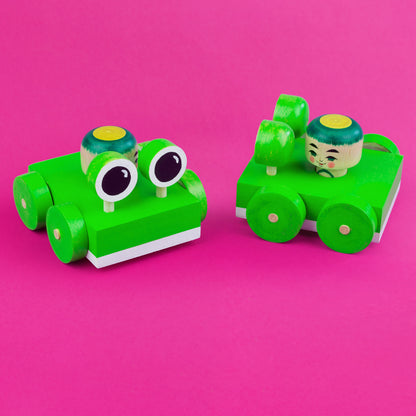 Kokeshi Car: Tree Frog