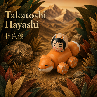 Kokeshi-Mobil: Tibetischer Sandfuchs