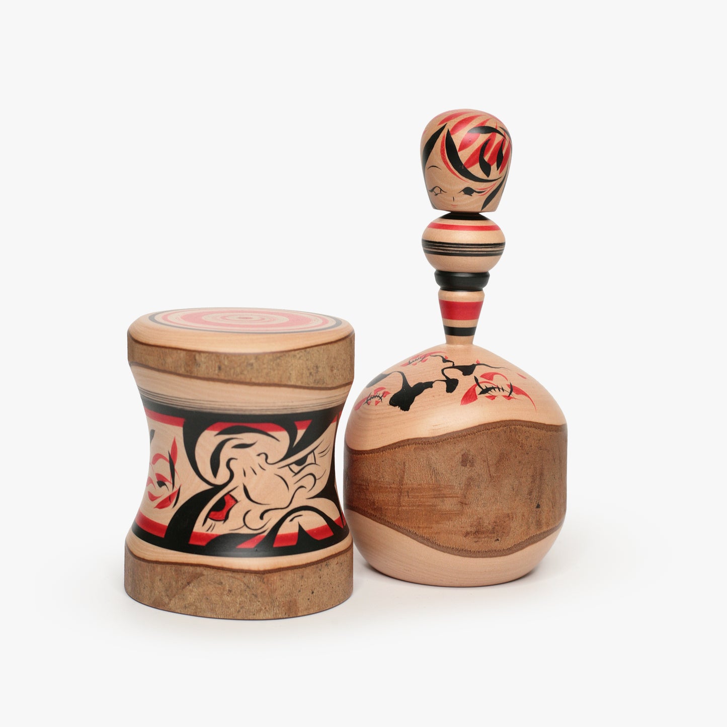 Tsubaki-Kokeshi Nr. 4 | Unikat