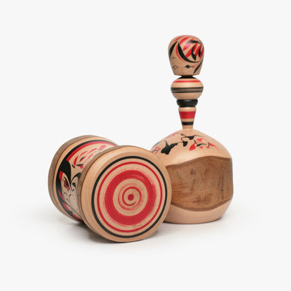 Tsubaki-Kokeshi Nr. 4 | Unikat