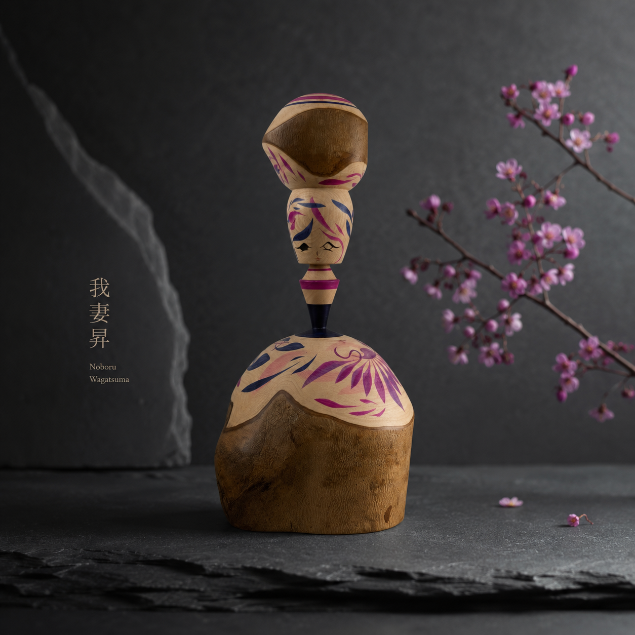 Tsubaki-Kokeshi Nr. 7 | Unikat
