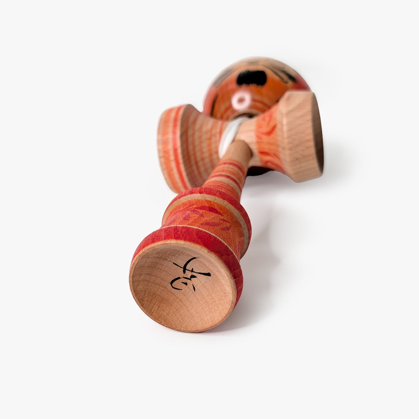 Daruma Kendama No. 6 | Oni Orange | One of a Kind | One of a Kind