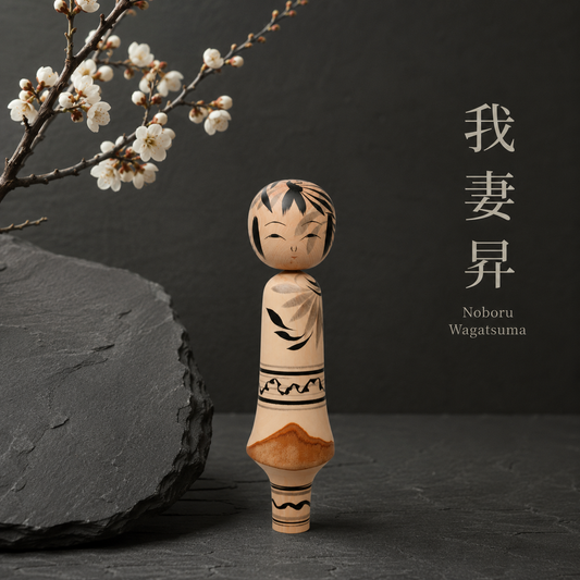 Tsubaki-Kokeshi Nr. 9 | Unikat