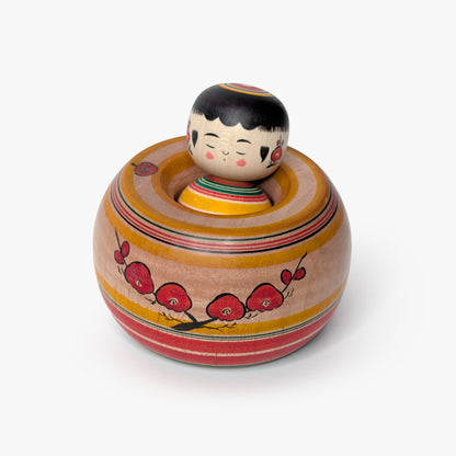 Ejiko-Kokeshi Nemuri – Ume – Yajiro Tradition