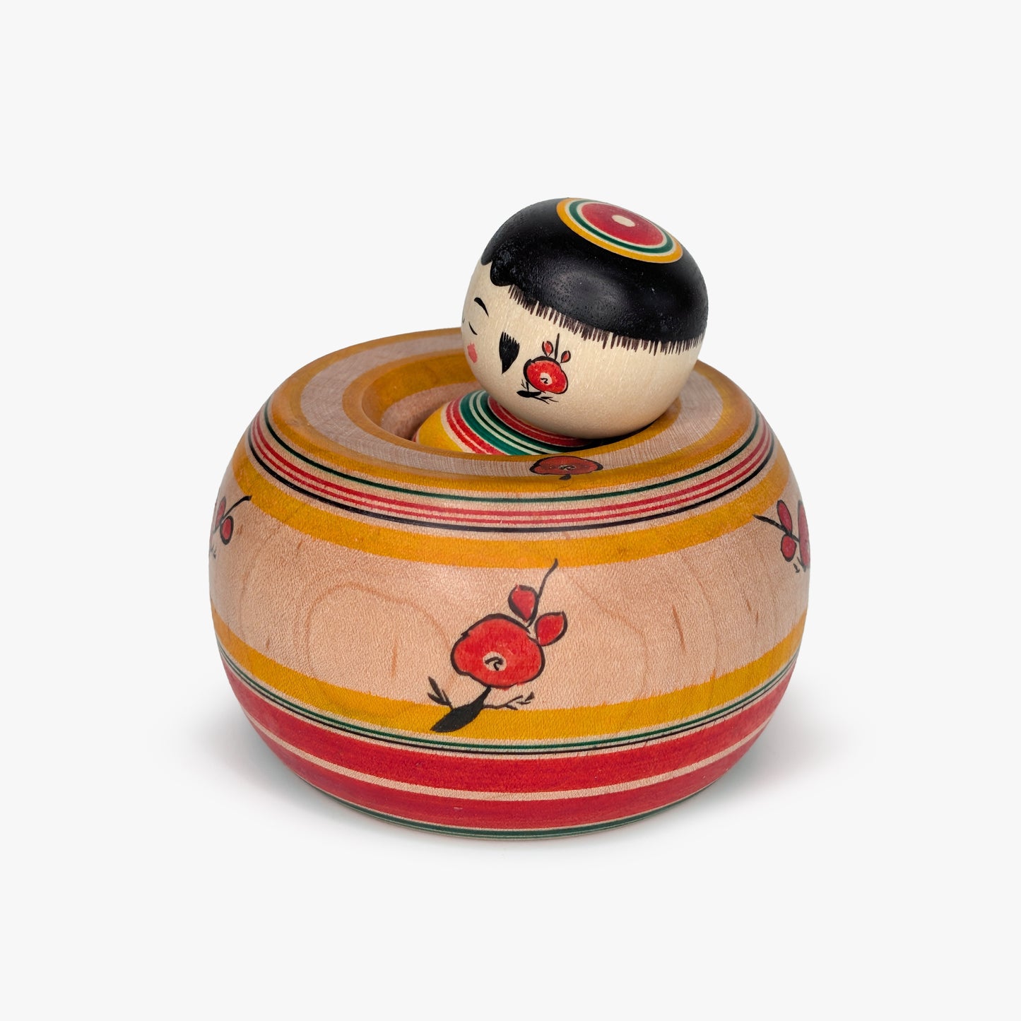 Ejiko-Kokeshi Nemuri – Ume – Yajiro Tradition