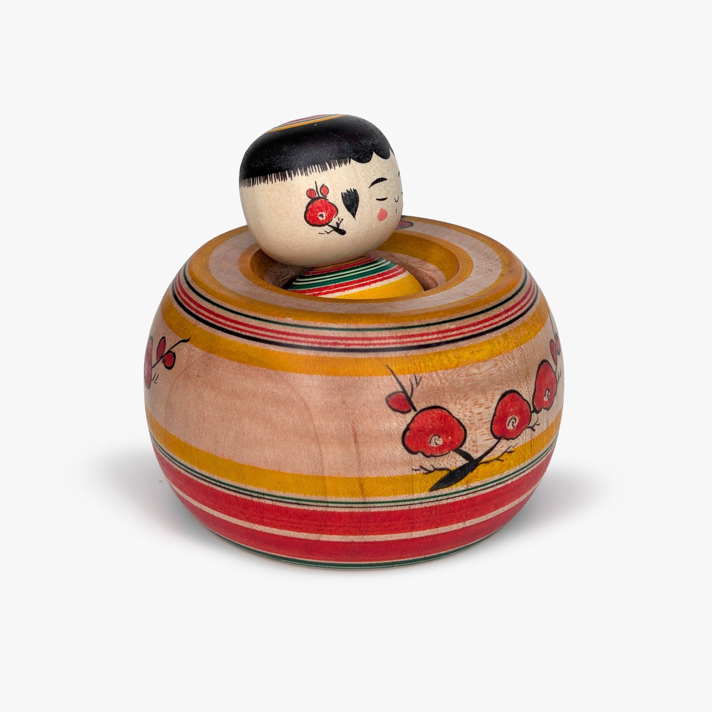 Ejiko-Kokeshi Nemuri – Ume – Yajiro Tradition