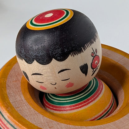 Ejiko-Kokeshi Nemuri – Ume – Yajiro Tradition