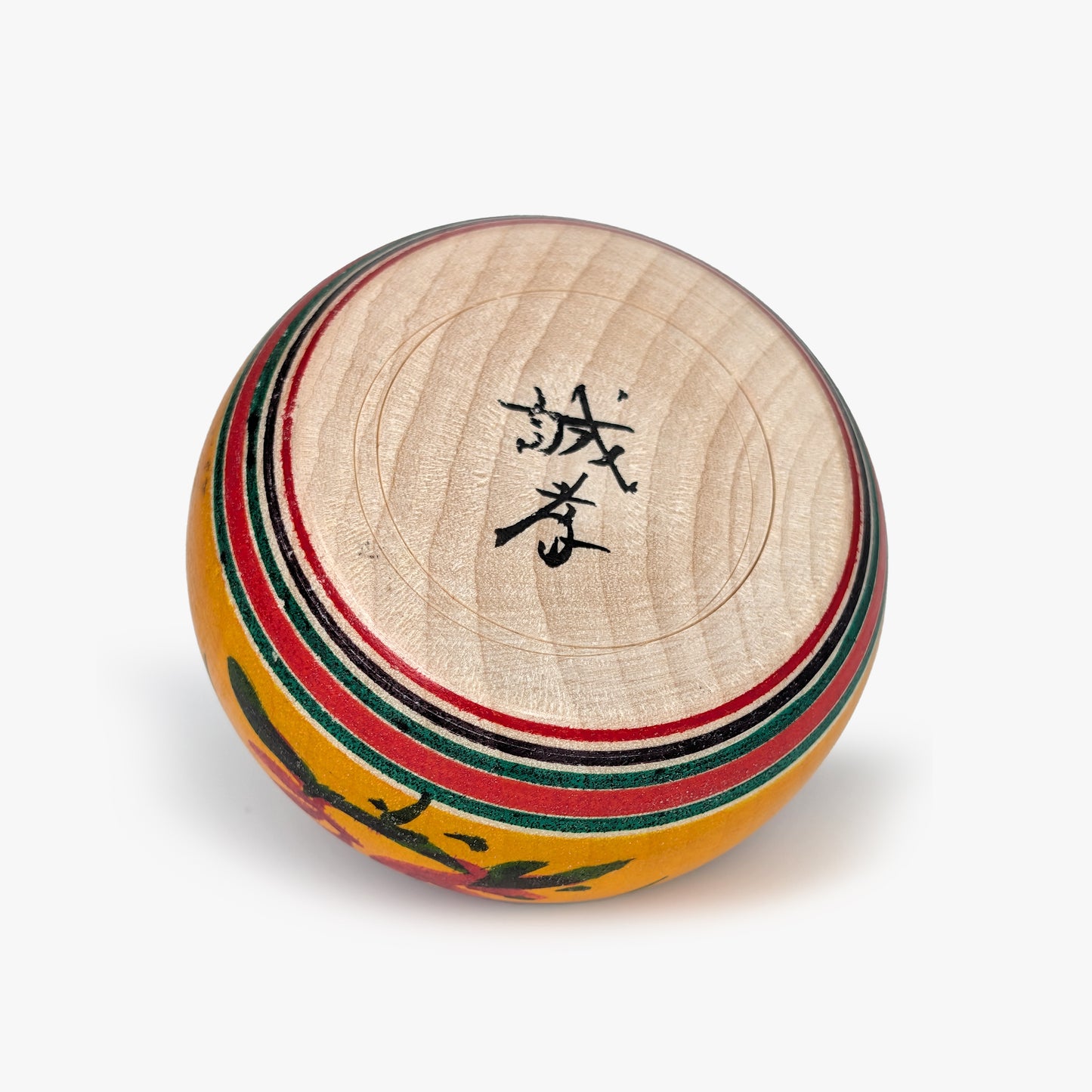 Ejiko-Kokeshi – Camellia and Chrysanthemum – Yajiro Tradition