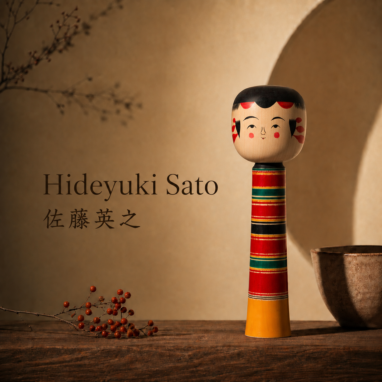 Kokeshi – Yajiro Tradition | 27 cm
